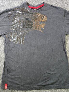 Vintage LeBron James LS Lion Long Sleeve Shirt Large Y2K Black Graphic Tee